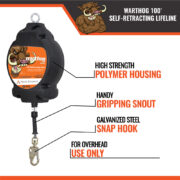 100' WARTHOG® SERIES SELF-RETRACTING LIFELINE - Image 3